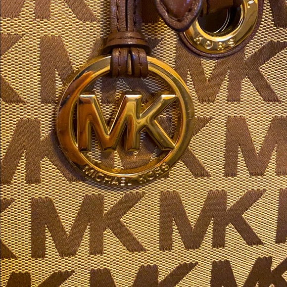 Michael Kors Jet Set Canvas tote MK monogram - Picture 2 of 6